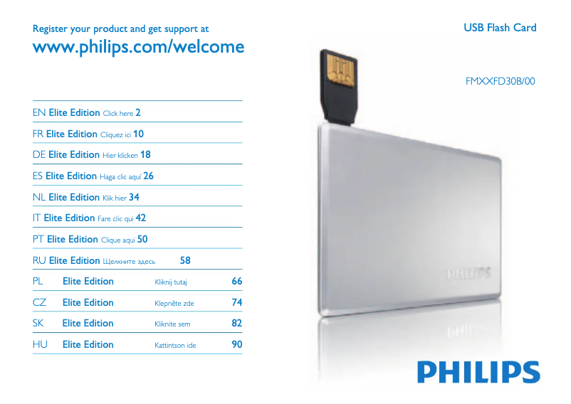 Page n°1 - Mode d'emploi Philips FM08FD30B
