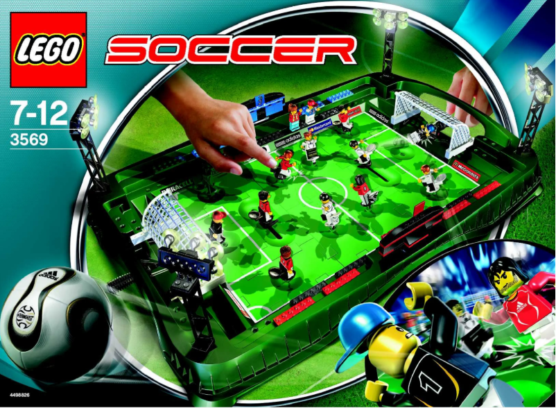 Page 1 de la notice Manuel utilisateur Lego Table Top Football