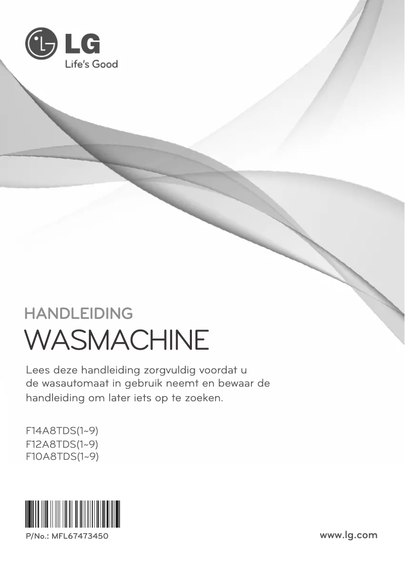 Page 1 de la notice Manuel utilisateur LG F10A8TDS