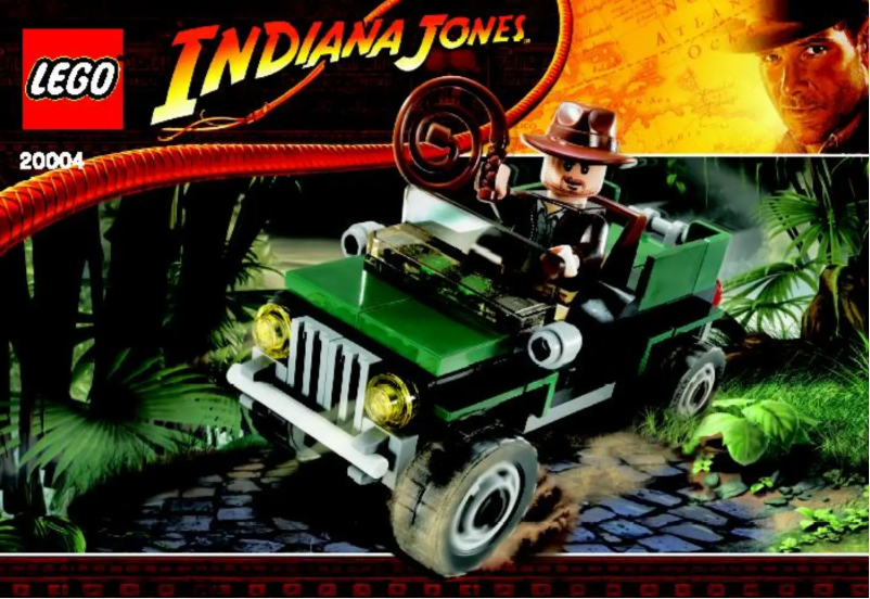 Image de la première page du manuel de l'appareil Brickmaster - Indiana Jones