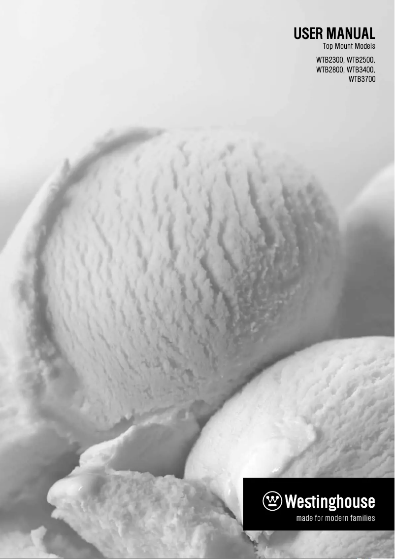 Image de la première page du manuel de l'appareil WTB2800WB