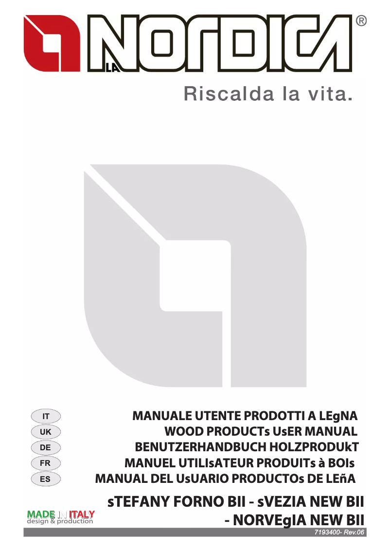 Imagen de la primera página del manual del dispositivo Stefany Forno