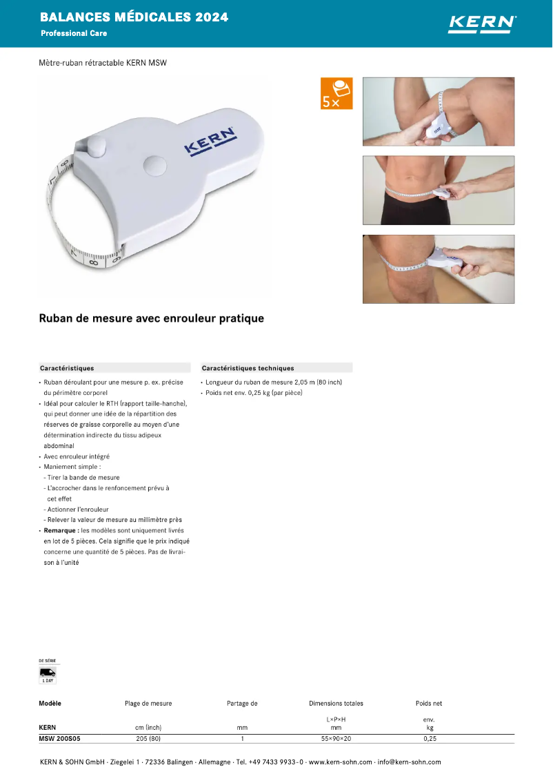 Imagen de la primera página del manual del dispositivo MSW 200S05