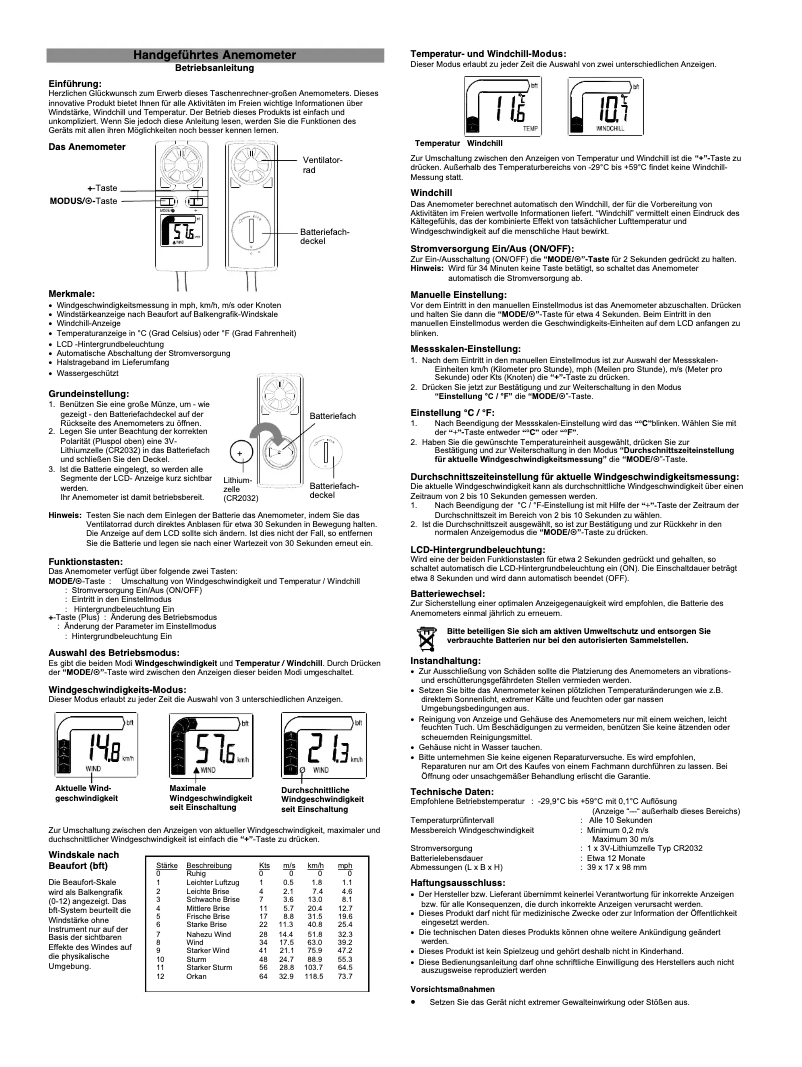 Image de la première page du manuel de l'appareil EA 3010