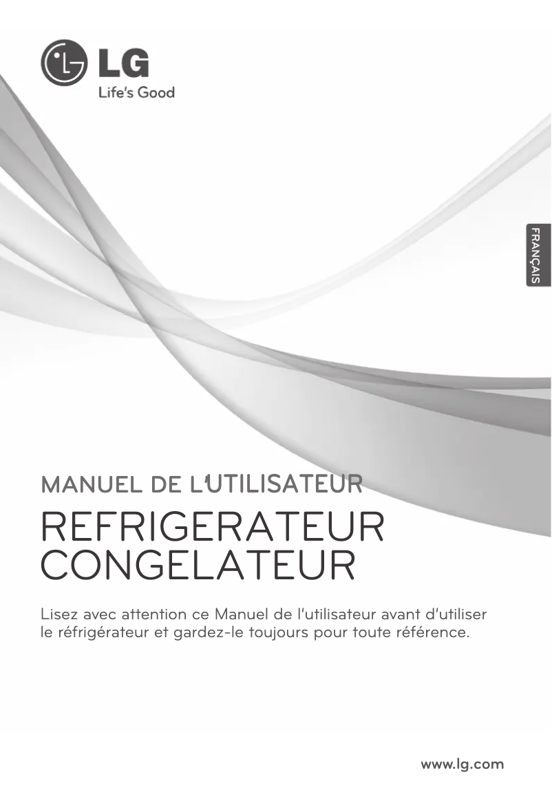 Page 1 de la notice Manuel utilisateur LG GC-399SQW