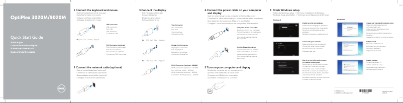 Page n°1 - Manuel utilisateur Dell OptiPlex 3020 Micro