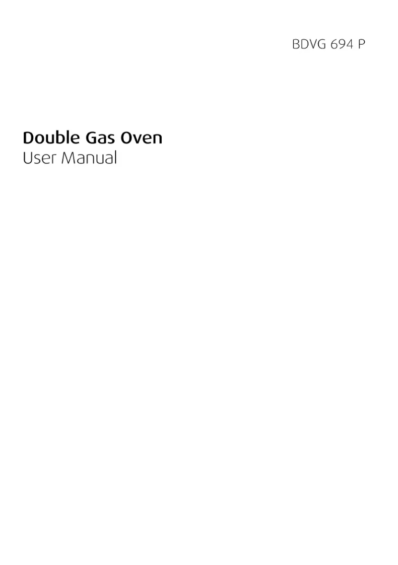 Page 1 de la notice Manuel utilisateur Beko BDVG694SP