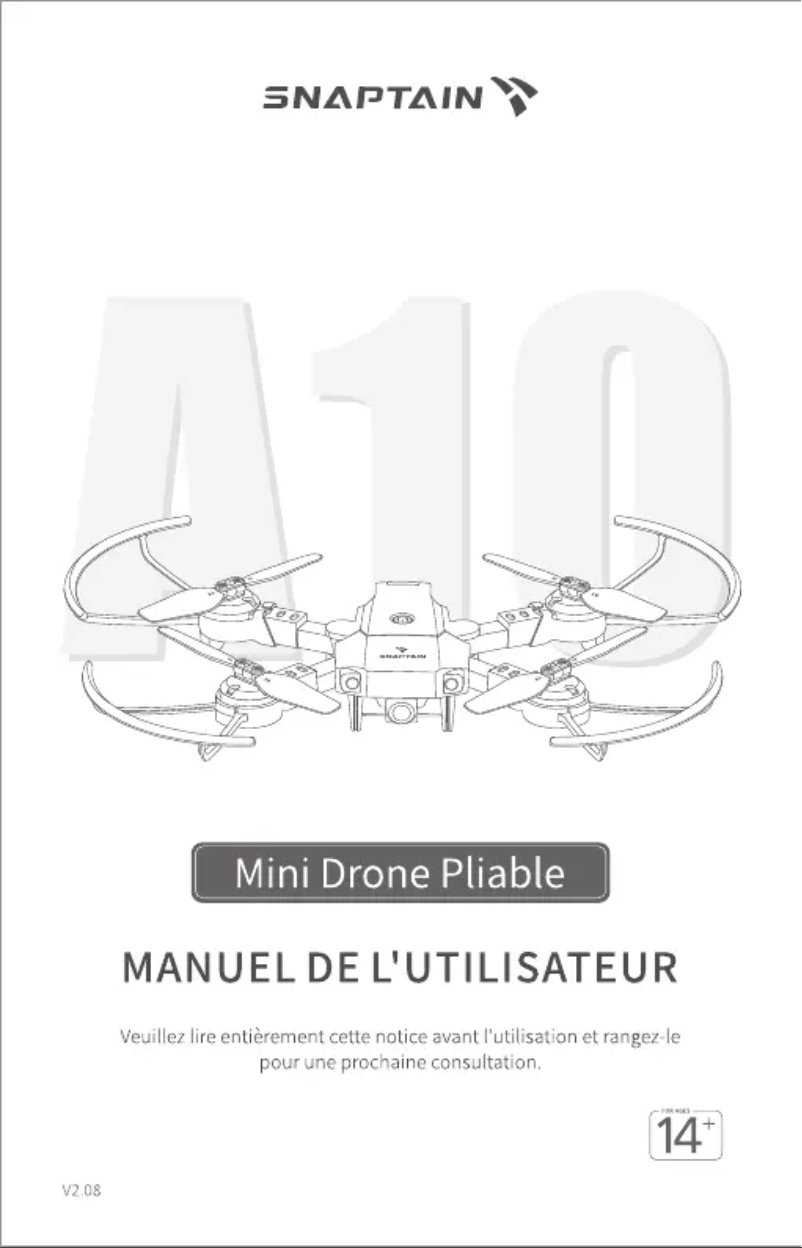 Page n°1 - Manuel utilisateur Snaptain A10