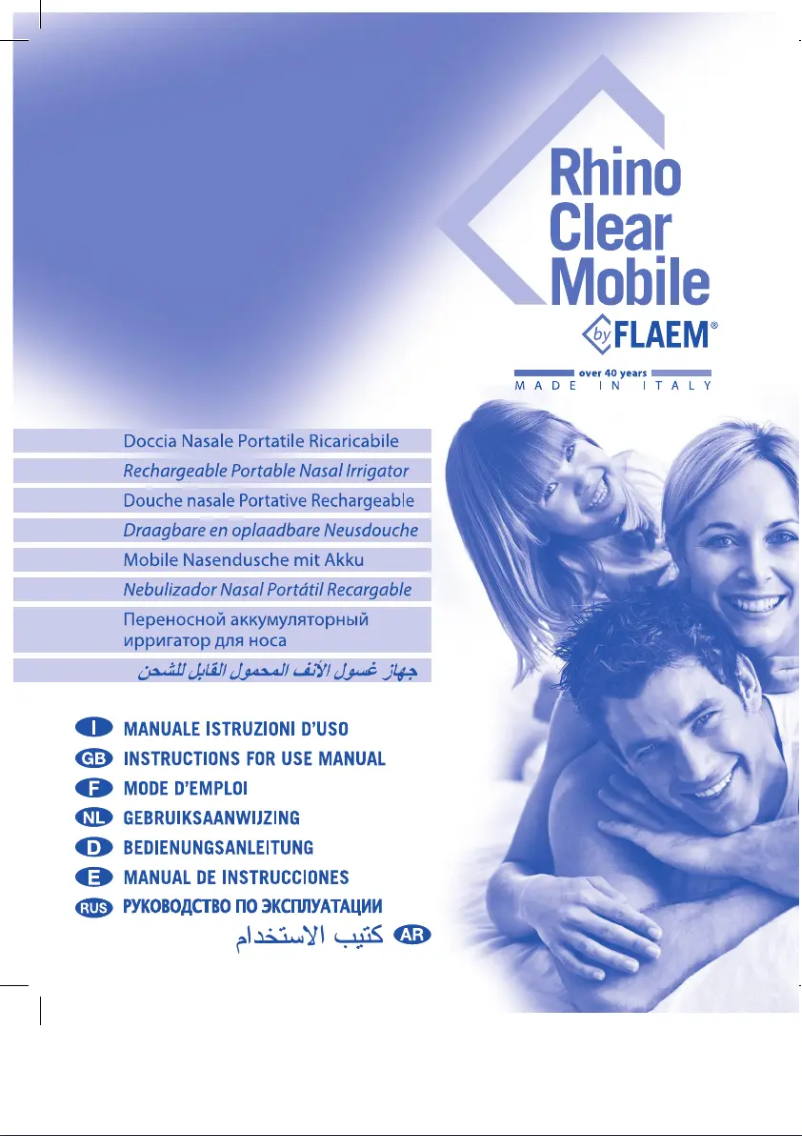 Page 1 de la notice Manuel utilisateur Flaem Rhino Clear Mobile
