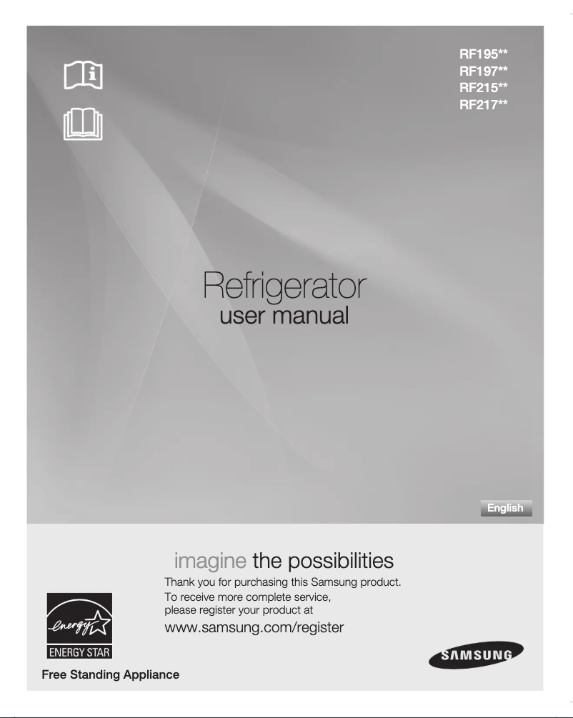 Page n°1 - Manuel utilisateur Samsung RF217ACPN