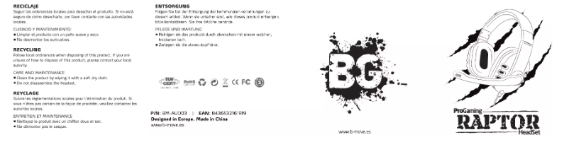 Page 1 de la notice Manuel utilisateur NGM-Mobile Raptor