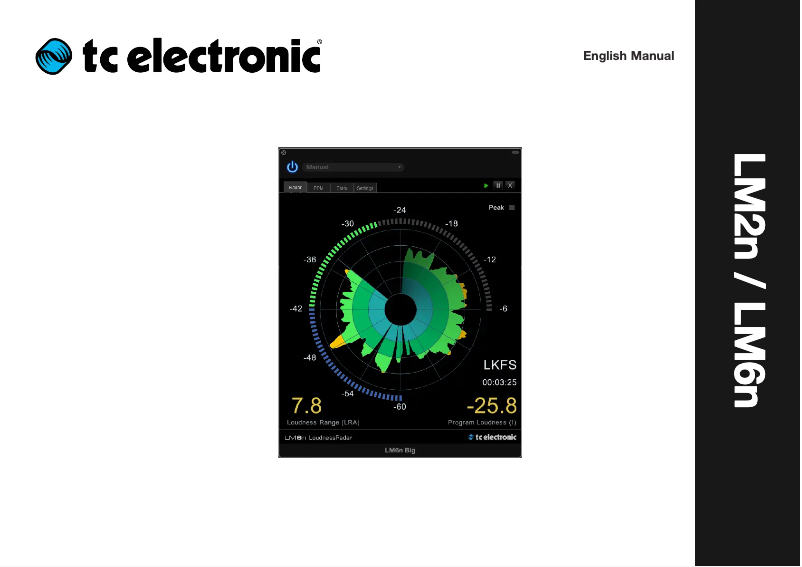 Page 1 de la notice Manuel utilisateur TC Electronic LM2 Native