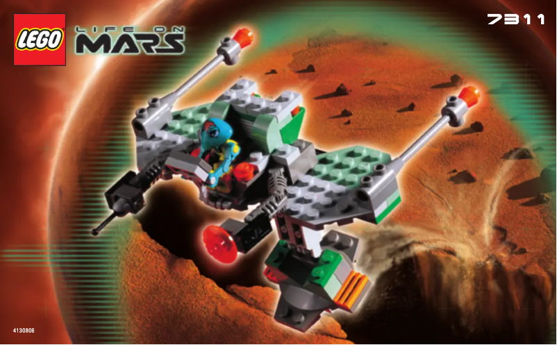 Page n°1 - Manuel utilisateur Lego Red Planet Cruiser