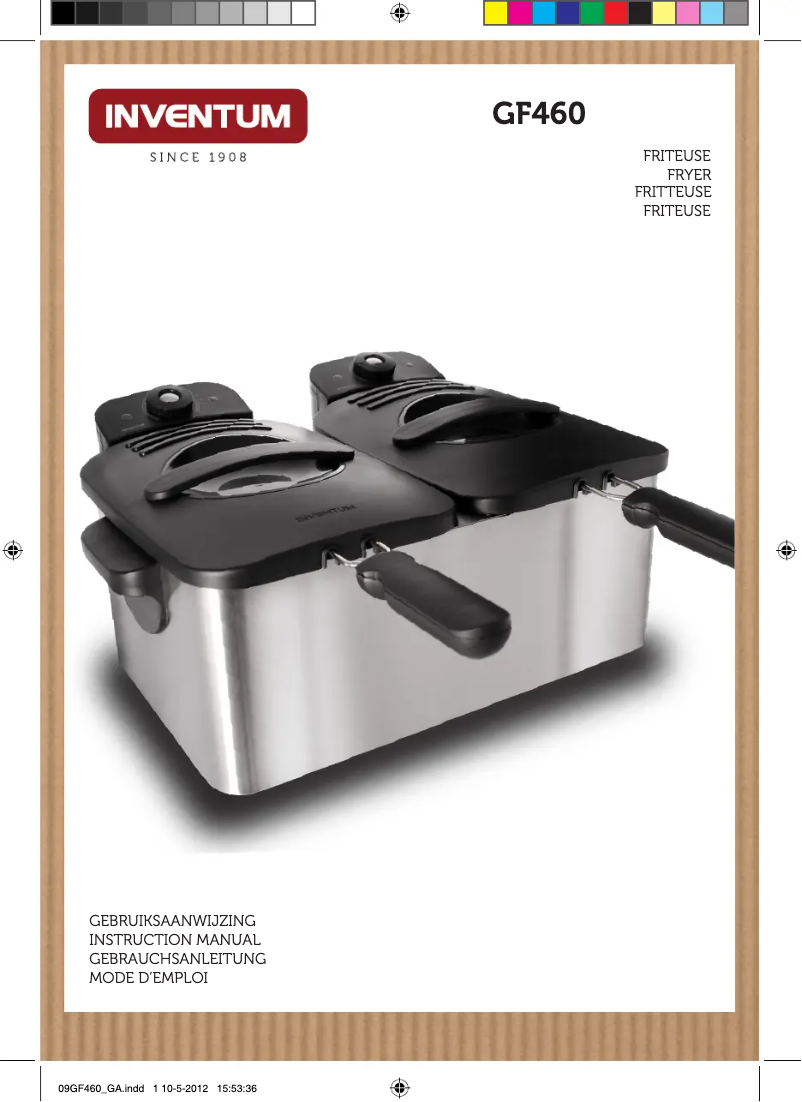 Page 1 de la notice Manuel utilisateur Inventum GF68