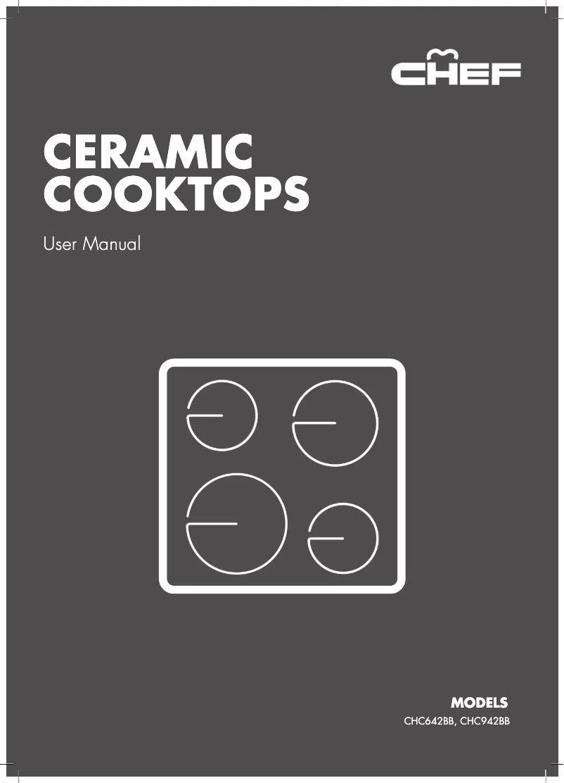 Image de la première page du manuel de l'appareil CHC642BB