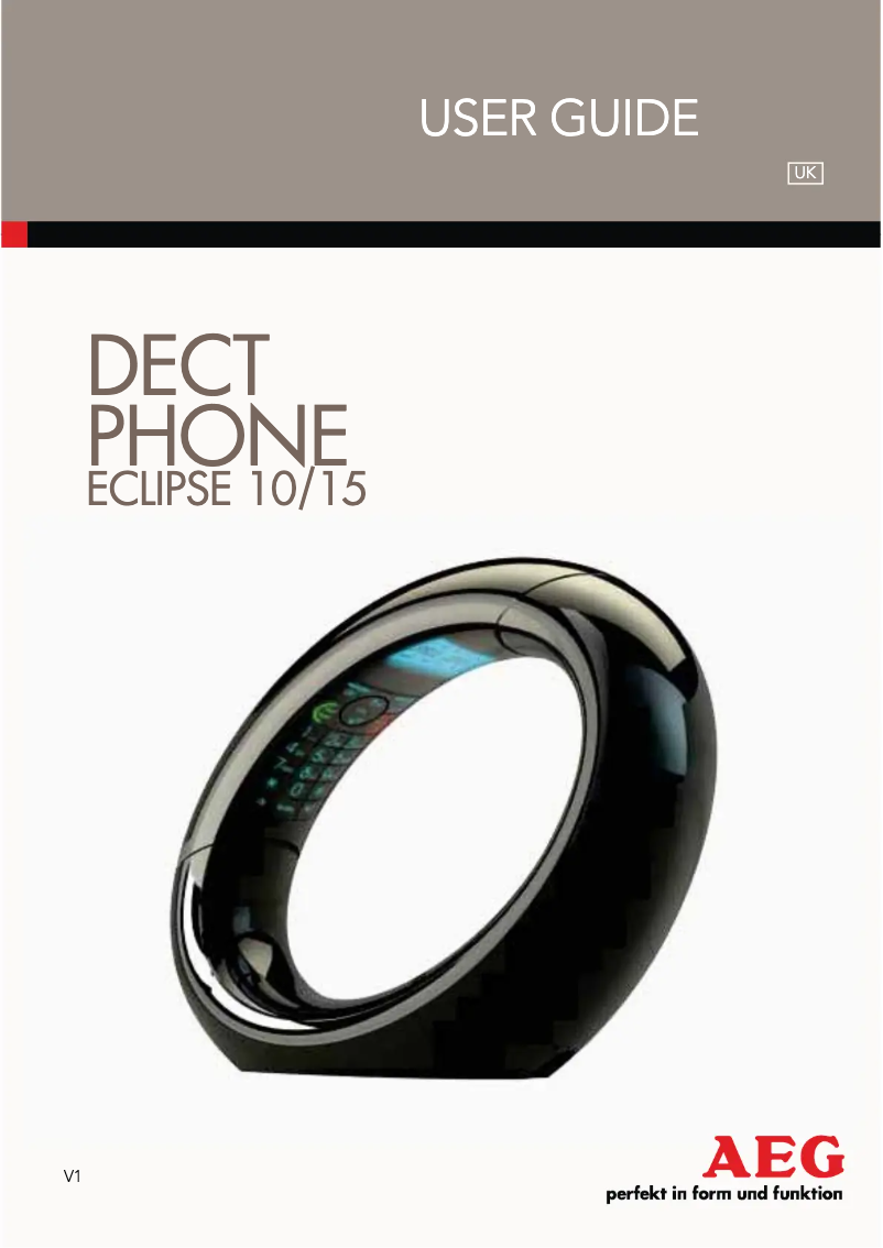 Página 1 del manual Manual de usuario AEG Eclipse 15