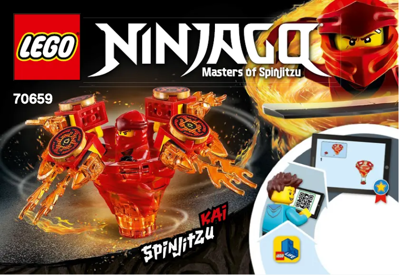 Image de la première page du manuel de l'appareil Ninjago 70659
