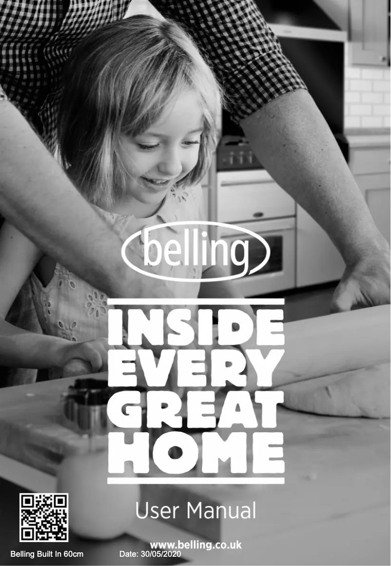 Page 1 de la notice Manuel utilisateur Belling BEL BI602MM