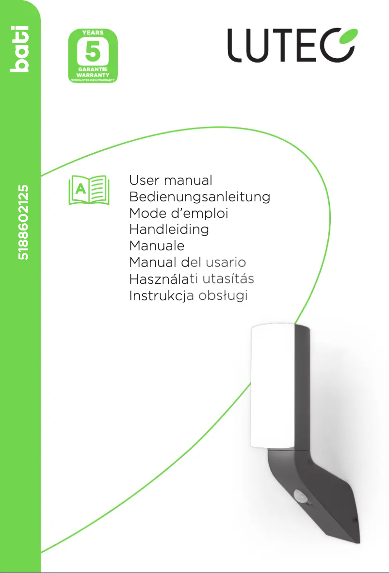 Page n°1 - Manuel utilisateur Lutec Bati