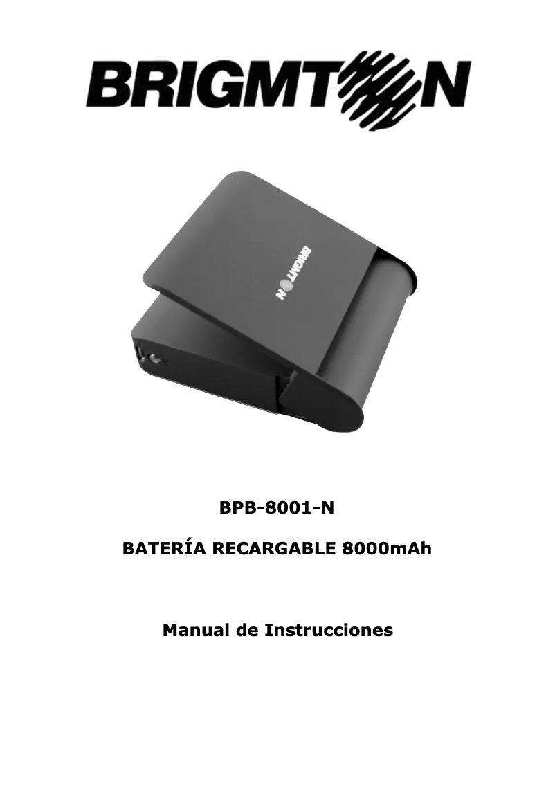 Page 1 de la notice Manuel utilisateur Brigmton BPB-8001-N