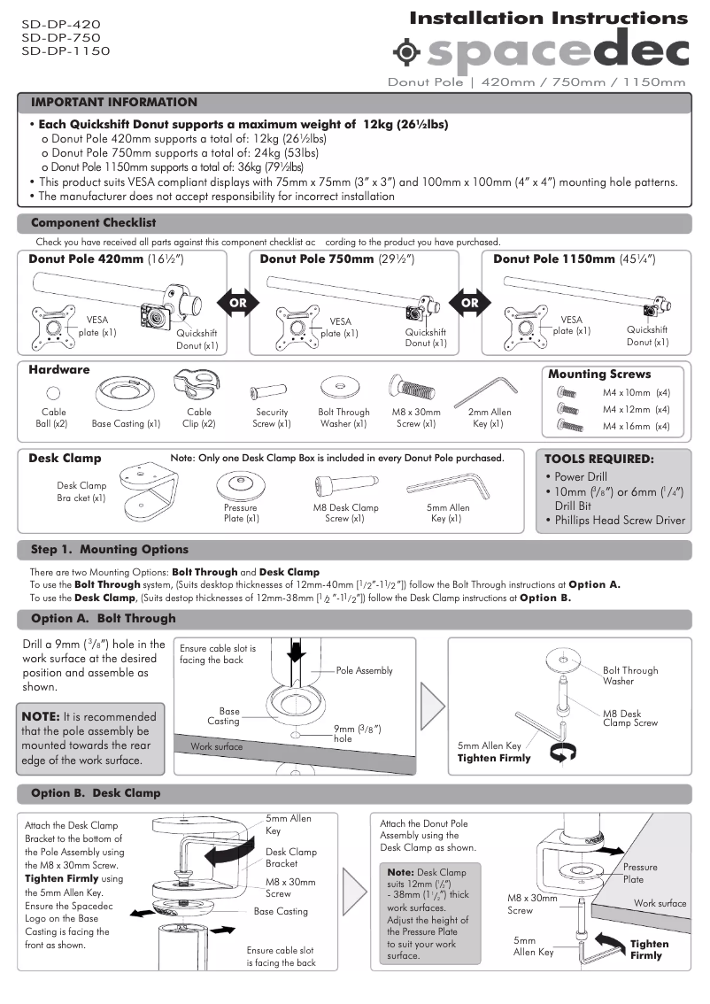 Image de la première page du manuel de l'appareil SD-DP-750
