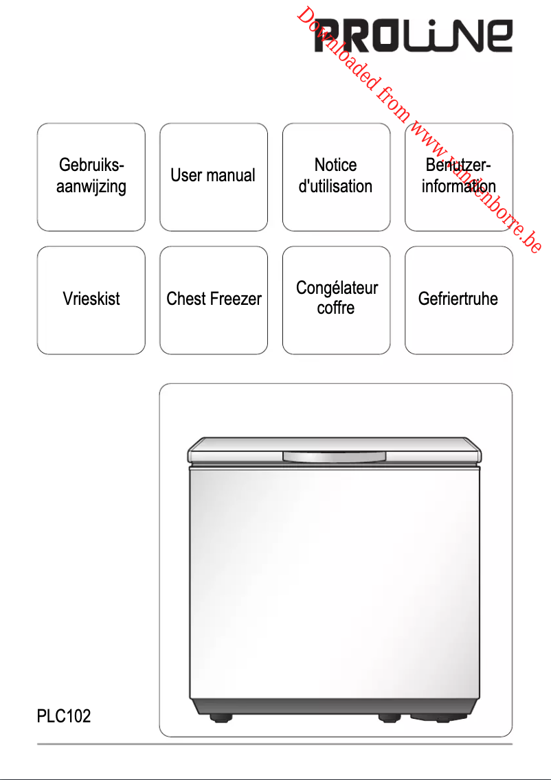 Page 1 de la notice Manuel utilisateur Proline PLC102
