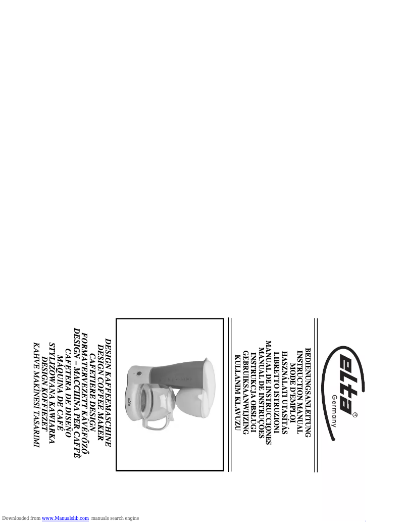 Page 1 de la notice Manuel utilisateur Elta KM123W
