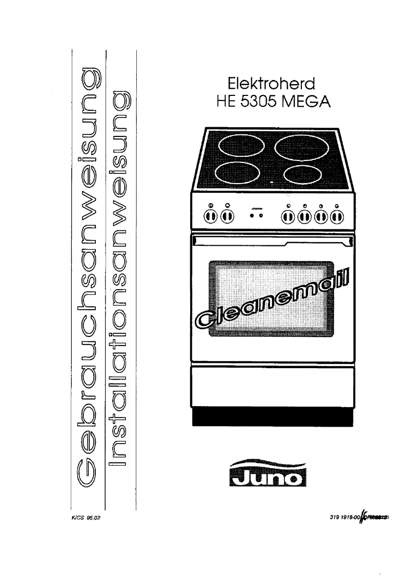 Page n°1 - Manuel utilisateur Juno HE5305