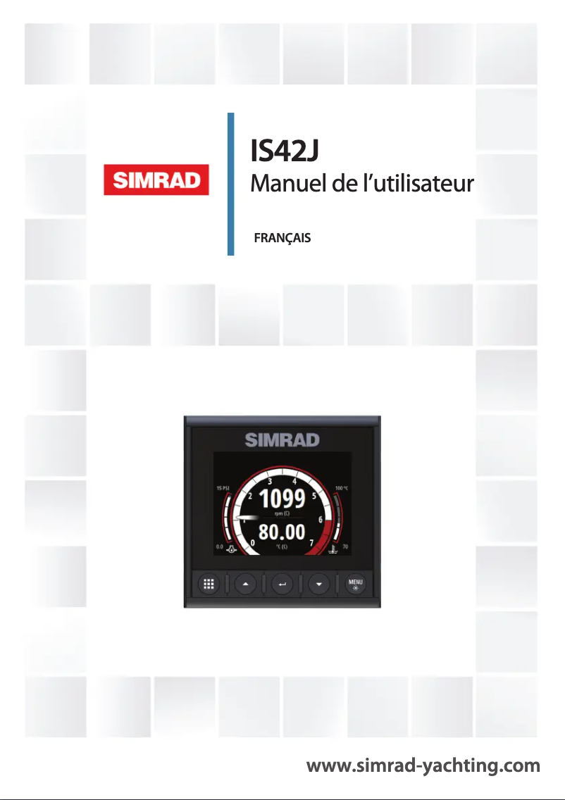 Image de la première page du manuel de l'appareil IS42J