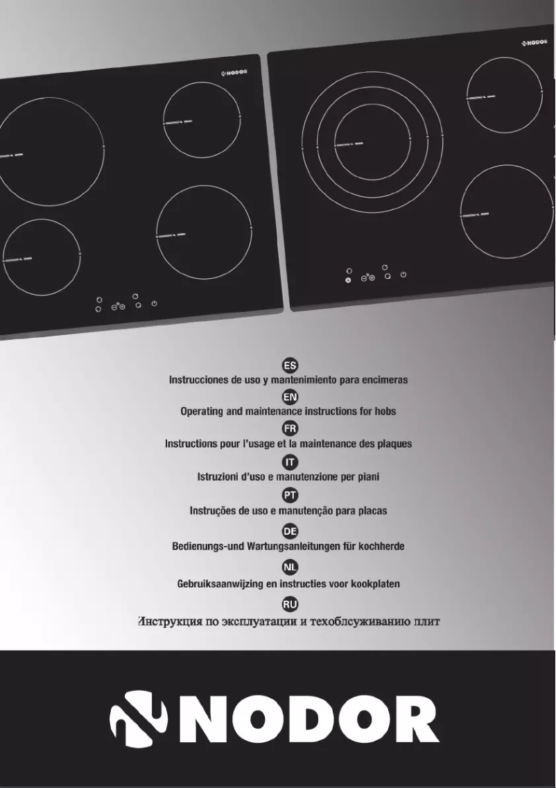 Page n°1 - Manuel utilisateur Nodor V 4060 BK