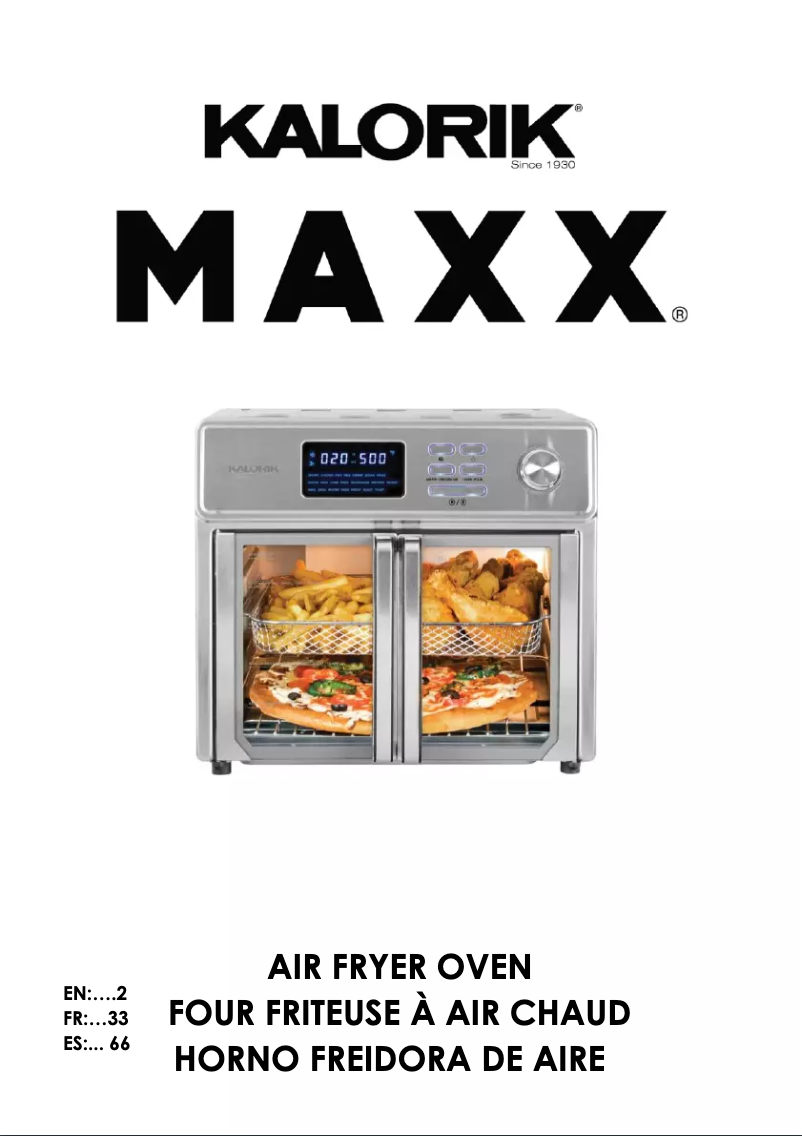 Imagen de la primera página del manual del dispositivo MAXX AFO 52484 SS