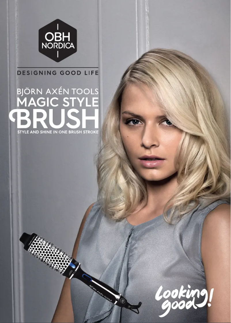 Page n°1 - Manuel utilisateur OBH Nordica Björn Axén Magic Style Brush 3103