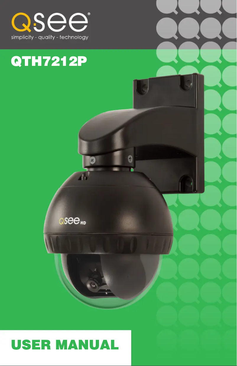 Image de la première page du manuel de l'appareil QTH7212P