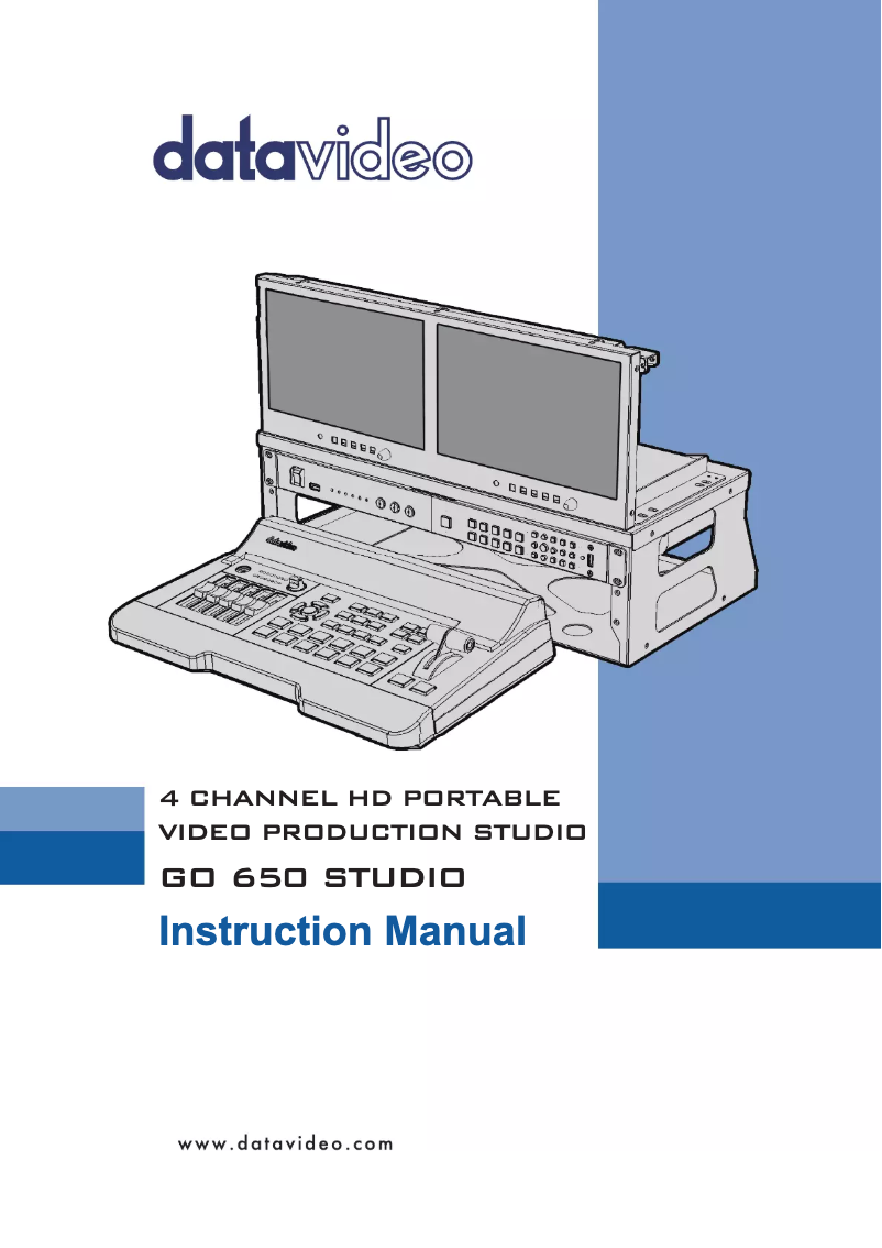 Image de la première page du manuel de l'appareil GO 650 Studio