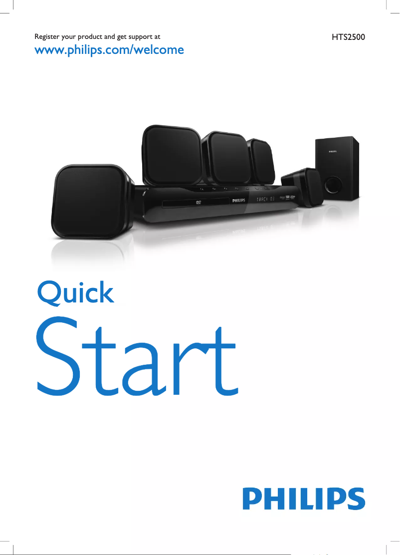 Image de la première page du manuel de l'appareil Immersive Sound HTS2500