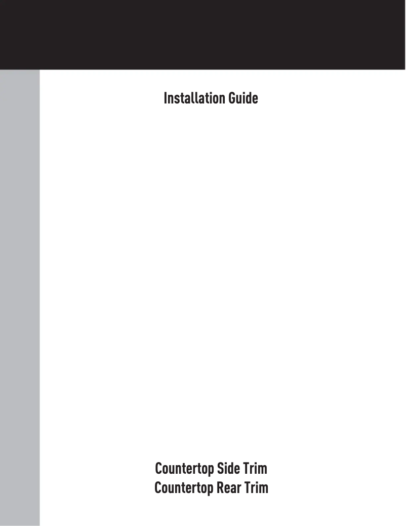 Page 1 de la notice Guide d'installation Viking VDR5488BAG