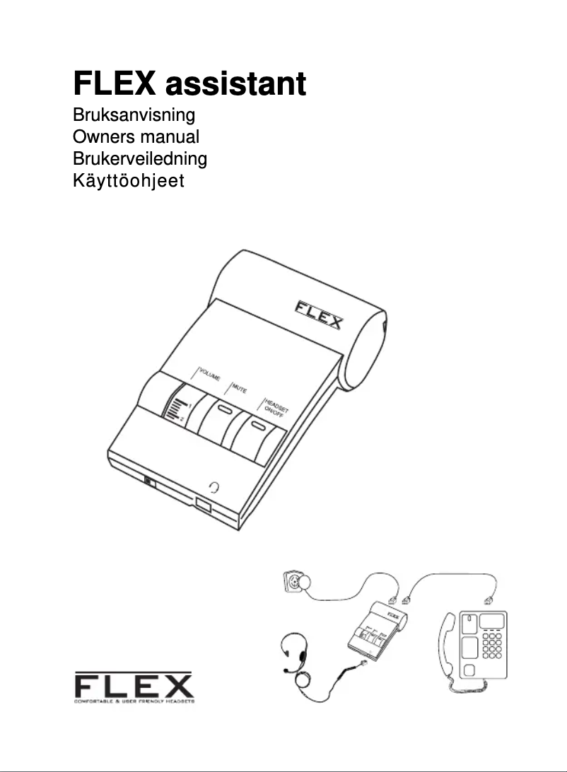 Image de la première page du manuel de l'appareil Assistant