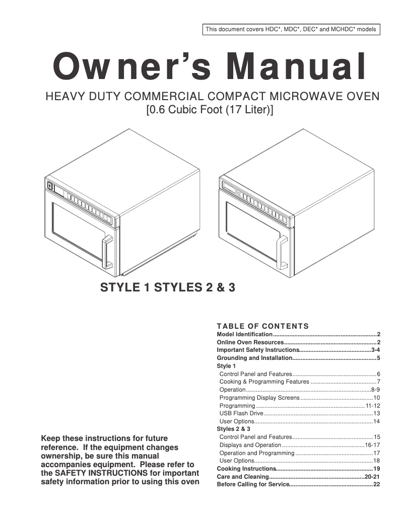 Page 1 de la notice Manuel utilisateur ACP HDC12A2