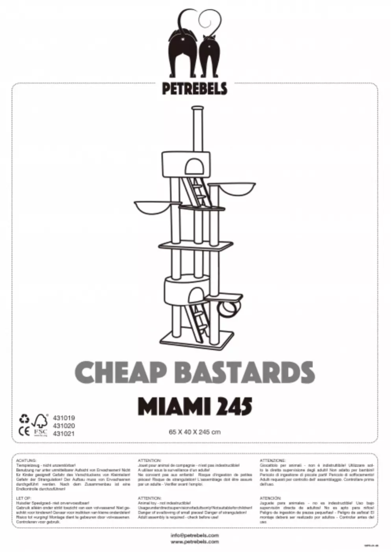 Imagen de la primera página del manual del dispositivo Miami 245