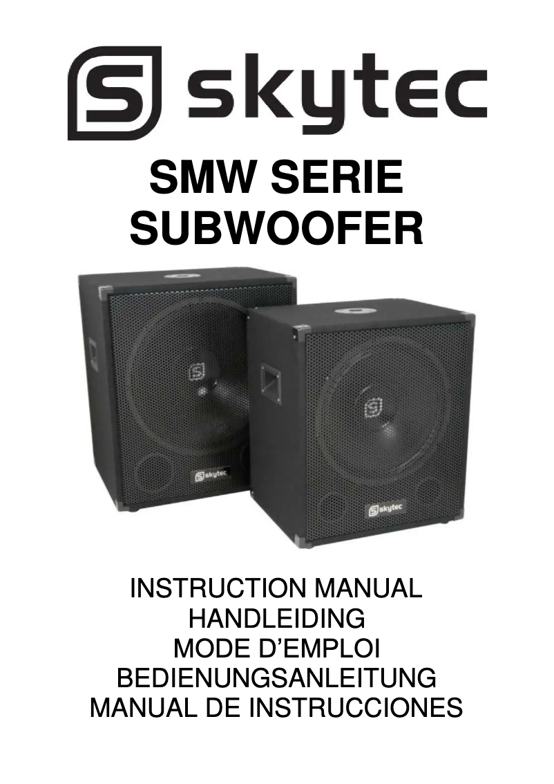 Imagen de la primera página del manual del dispositivo SMW18