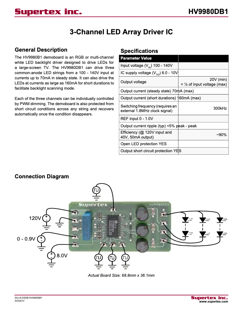 Image de la première page du manuel de l'appareil HV9980DB1