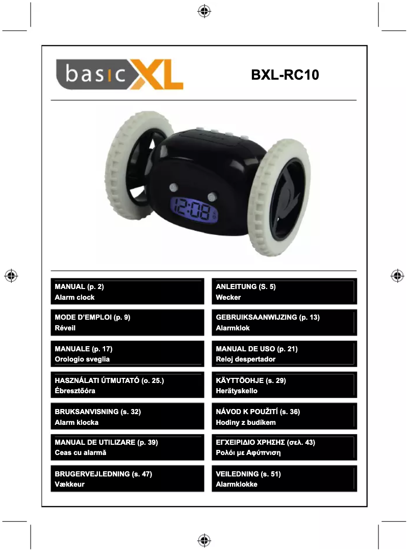 Page n°1 - Manuel utilisateur basicXL BXL-RC10