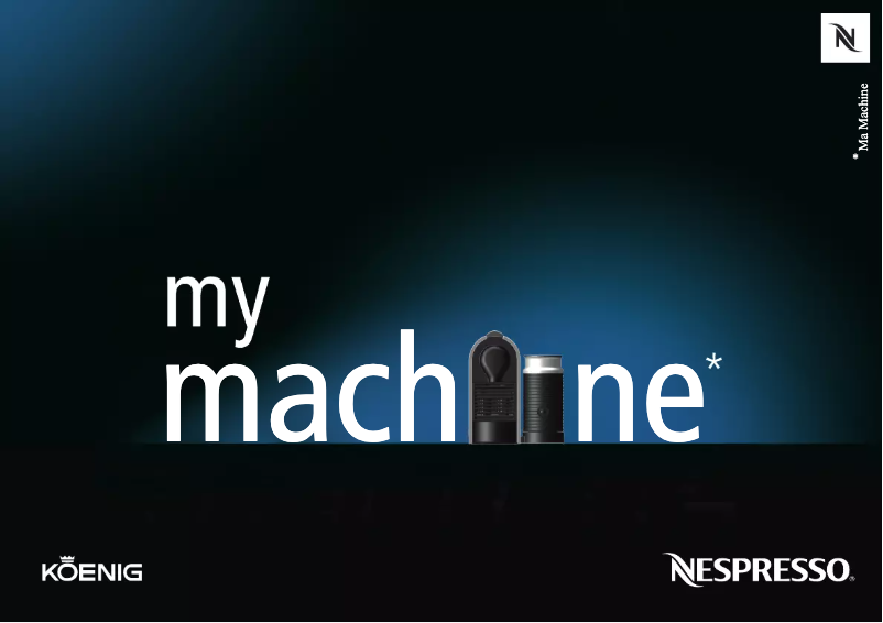 Image de la première page du manuel de l'appareil B03134 U Milk Nespresso