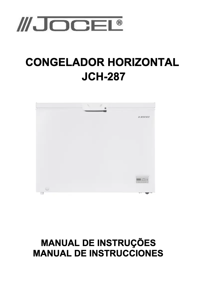 Image de la première page du manuel de l'appareil JCH-287