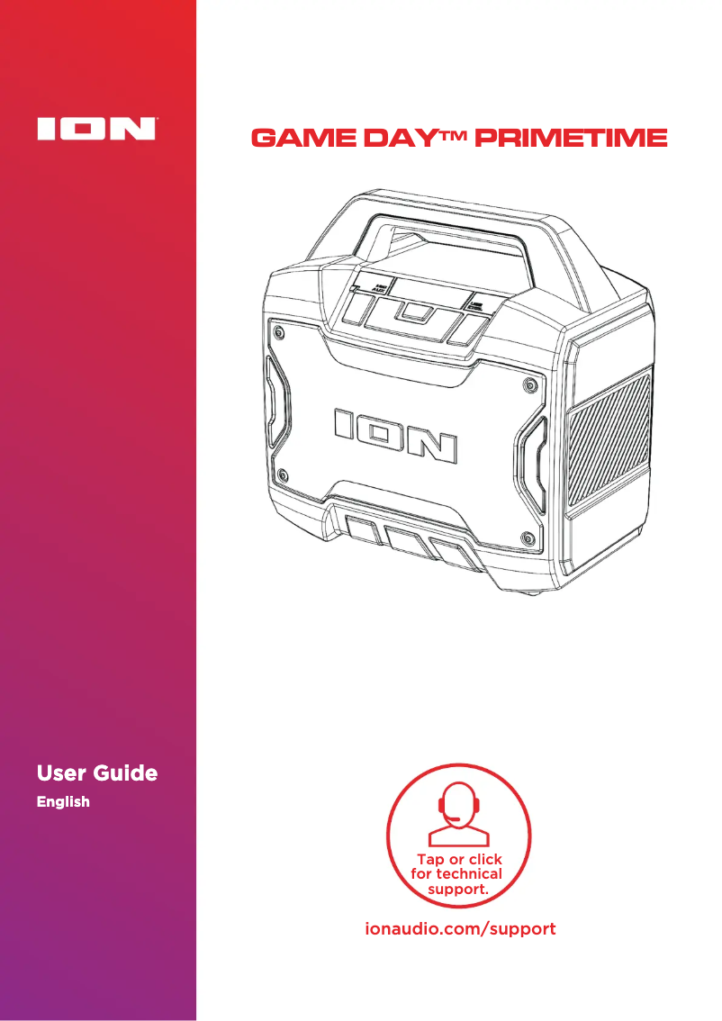 Image de la première page du manuel de l'appareil Game Day Primetime