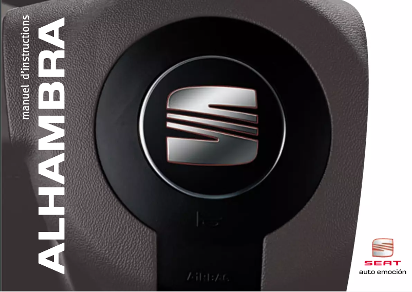 Page 1 de la notice Manuel utilisateur Seat Alhambra (2006)