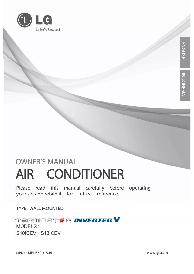 Image de la première page du manuel de l'appareil SN10ICEV