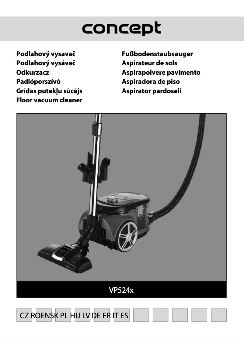 Page n°1 - Manuel utilisateur Concept Radical VP5242