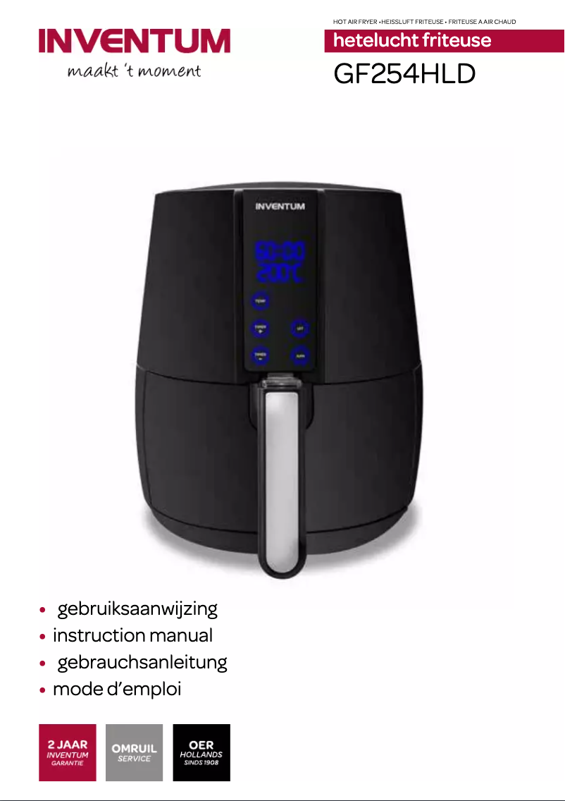 Página 1 del manual Manual de usuario Inventum GF254HLD