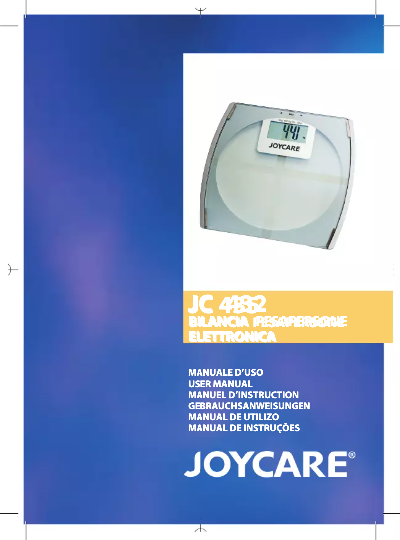 Image de la première page du manuel de l'appareil JC-435